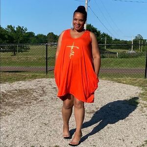 Lexi’s Custom Orange Faith Dress